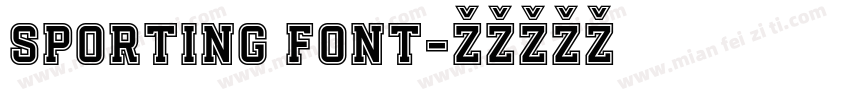 Sporting Font字体转换